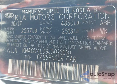 2018 Kia Optima Plug-In Hybrid Ex from USA, damaged, VIN KNAGV4LD9J5023610